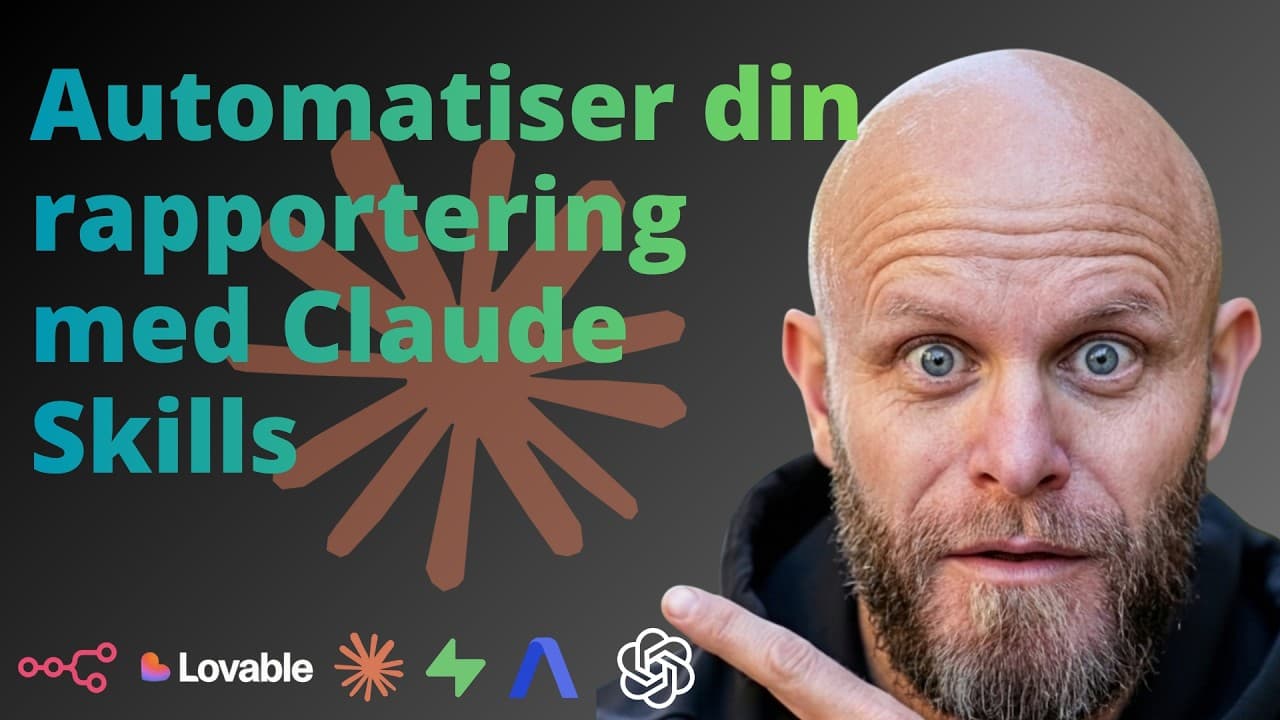 Video: Automatiser din økonomirapportering med Claude Skills - FlowNordics