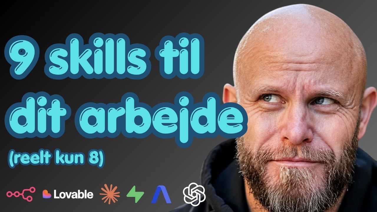 Video: 9 AI-skills til hverdagen, fra tekster til AI-kodning - FlowNordics